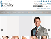 Tablet Screenshot of gawleyplasticsurgery.com